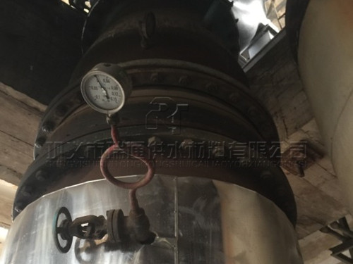 DN1200加長型橡膠接頭用在廣東化工廠